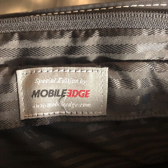 Mobile Edge Lrg Black 16 Inch Laptop Shoulder Bag Carrier Work Business Travel - Picture 5 of 11